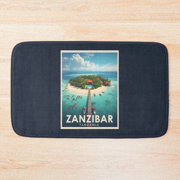 Item preview, A Vintage Illustration of Zanzibar - Tanzania  designed and sold by GoodOldVintage.