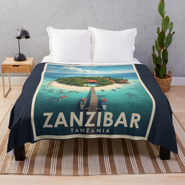 Item preview, A Vintage Illustration of Zanzibar - Tanzania  designed and sold by GoodOldVintage.