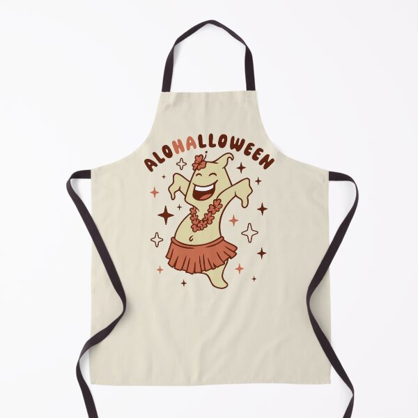 Item preview, Halloween Retro Cheerful Aloha Spirit in Hula Skirt designed and sold by Maud Tee Art.