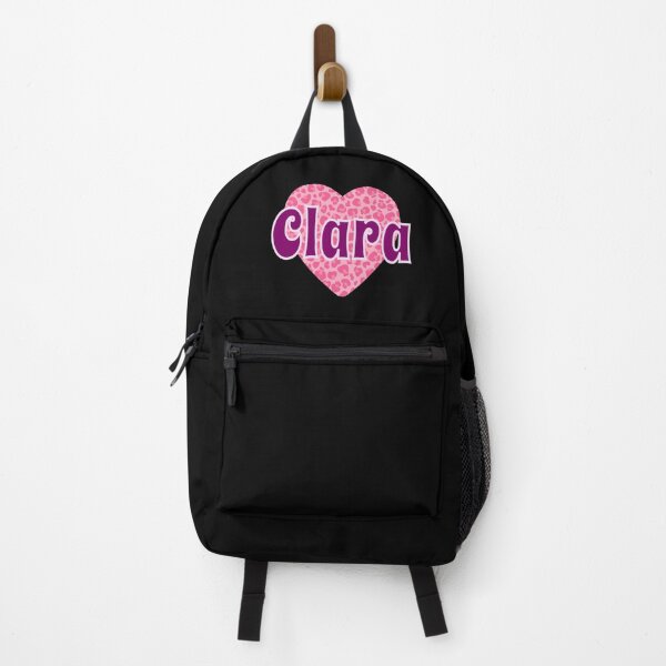 Item preview, Clara Name Pink Leopard Heart designed and sold by Jeallan Designs.