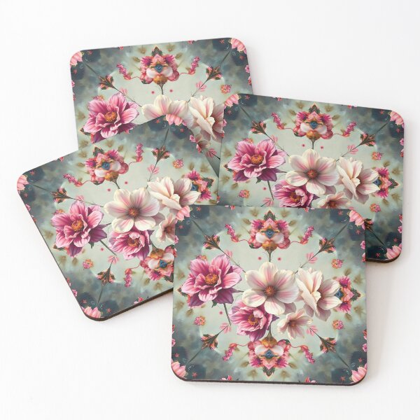 Item preview, Vintage-Inspired Pastel Floral Cascade for home Decor and accessories, flowers t-shirt design  designed and sold by TheGaliyaStudio.