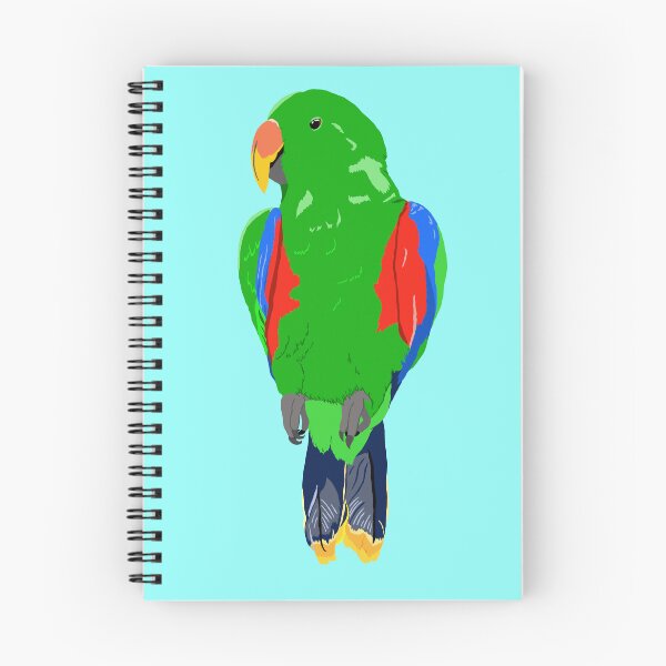 Item preview, Cute Eclectus Parrot Green Male Version designed and sold by TiffinByLK.