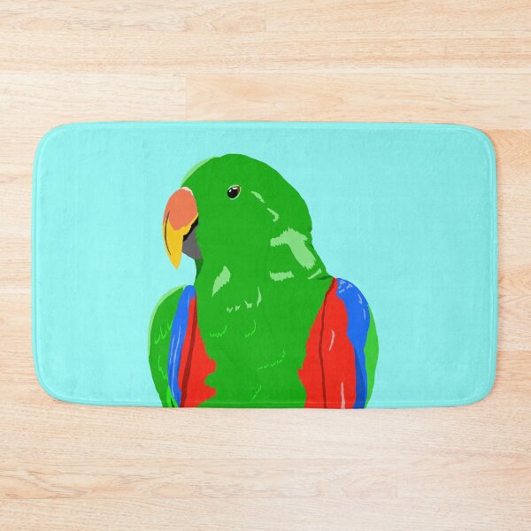 Item preview, Cute Eclectus Parrot Green Male Version designed and sold by TiffinByLK.