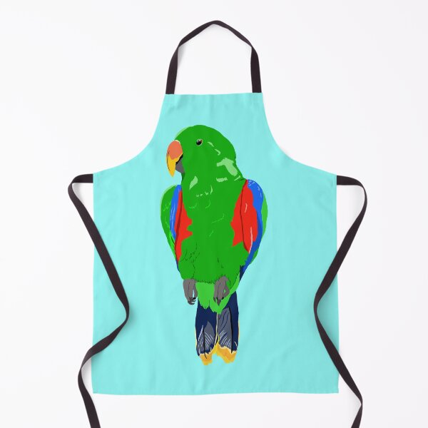 Item preview, Cute Eclectus Parrot Green Male Version designed and sold by TiffinByLK.