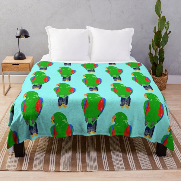 Item preview, Cute Eclectus Parrot Green Male Version designed and sold by TiffinByLK.