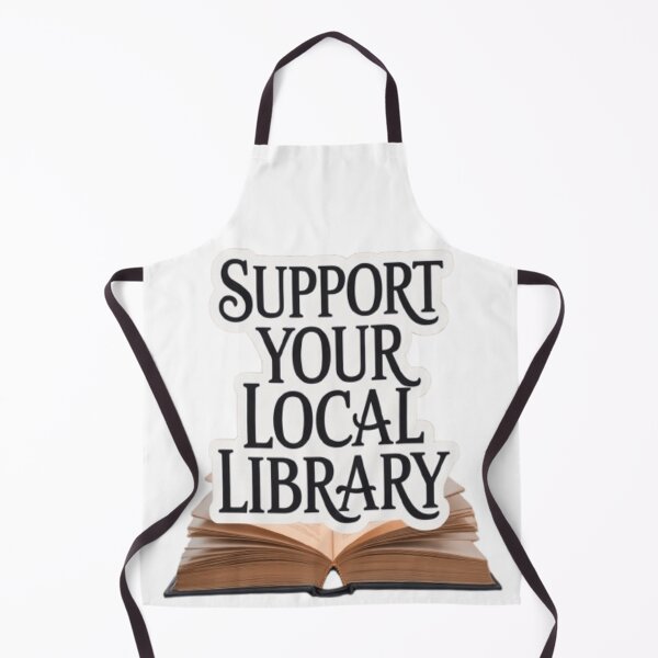 Item preview, Support Your Local Library Books Reading Librarian Typography designed and sold by sadedream.