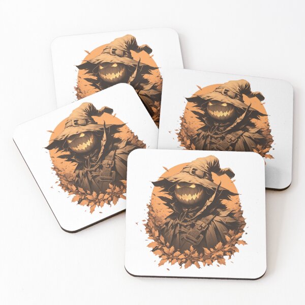 Item preview, Pumpkinhead Scarecrow — Witch Hat Halloween Portrait designed and sold by AJ Lab.