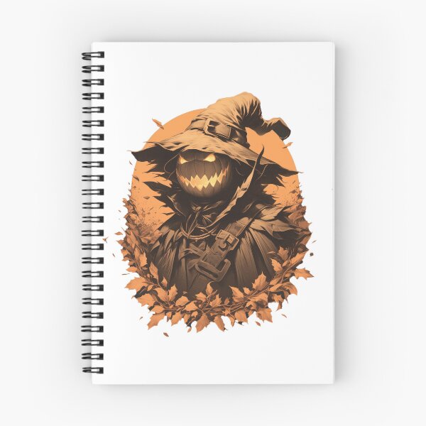 Item preview, Pumpkinhead Scarecrow — Witch Hat Halloween Portrait designed and sold by AJ Lab.