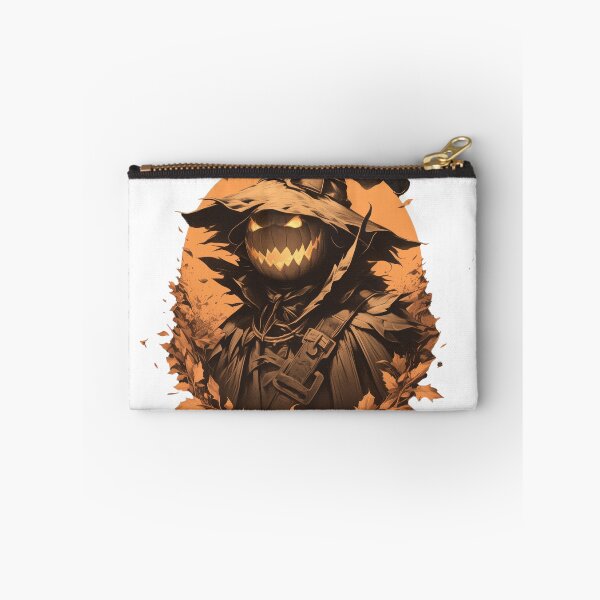 Item preview, Pumpkinhead Scarecrow — Witch Hat Halloween Portrait designed and sold by AJ Lab.