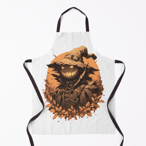 Item preview, Pumpkinhead Scarecrow — Witch Hat Halloween Portrait designed and sold by AJ Lab.