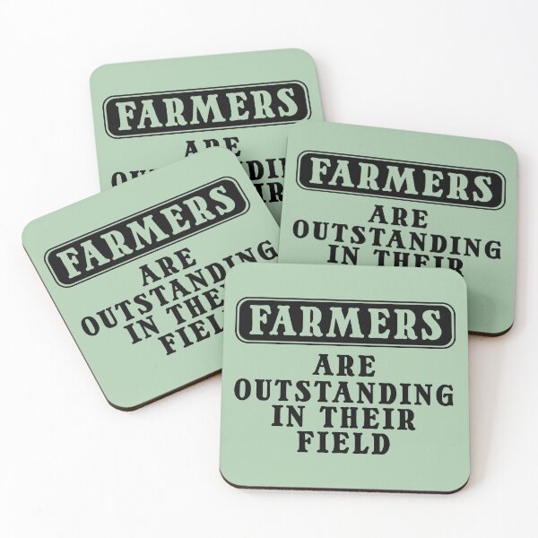 Item preview, Farmers Pun Quote - Farmers are outstanding in their field designed and sold by Primroaddesigns.