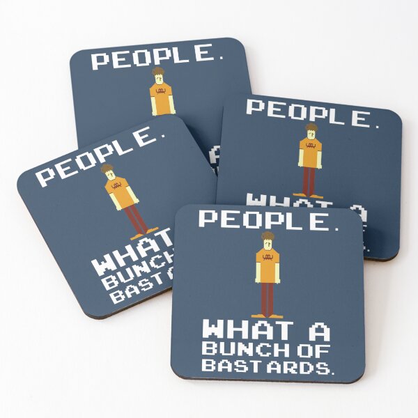 Item preview, People, What a Bunch of Bastards - Roy, IT Crowd designed and sold by MORGANSHOP23.