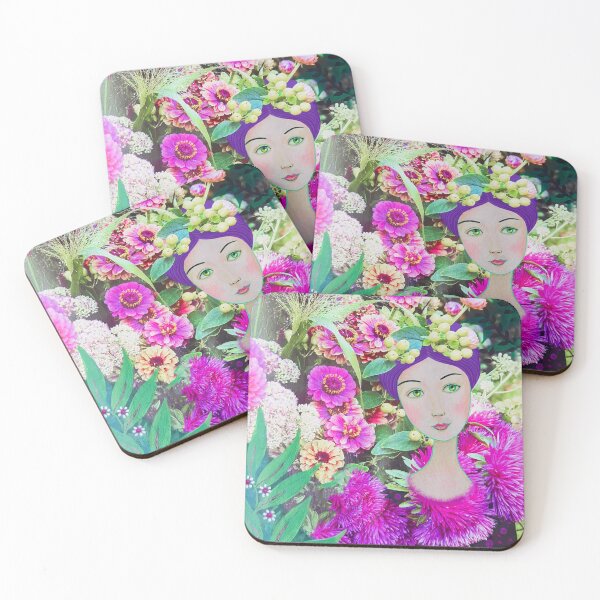 Item preview, Magenta Garden, colourful botanical, designed and sold by Jess Stride.