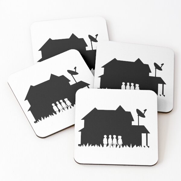 Item preview, Grounded House Silhouette Art designed and sold by yonishop99.