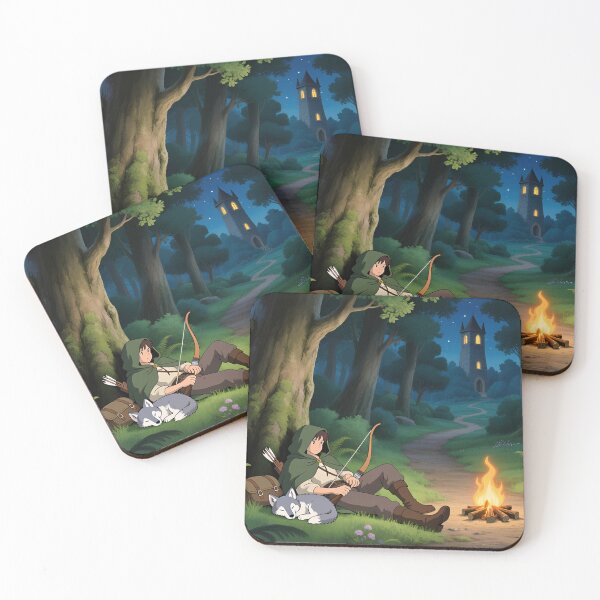 Item preview, The Ranger at Nightfall designed and sold by The Paper Comet.