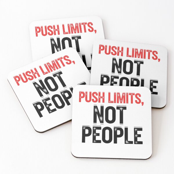 Item preview, Push Limits, Not People – Bold Streetwear Tee designed and sold by MofazStyle.