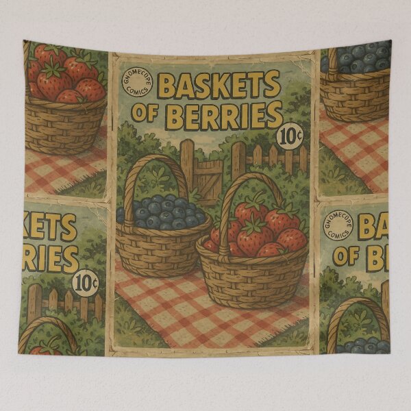 Item preview, Cozy Gnomecore: Baskets of berries designed and sold by bapupa.