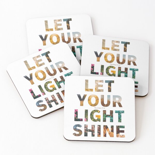 Item preview, Let Your Light Shine Matthew 5:16 Bible Verse designed and sold by Ausra789.