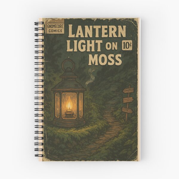 Item preview, Cozy Gnomecore: Lantern light on moss designed and sold by bapupa.