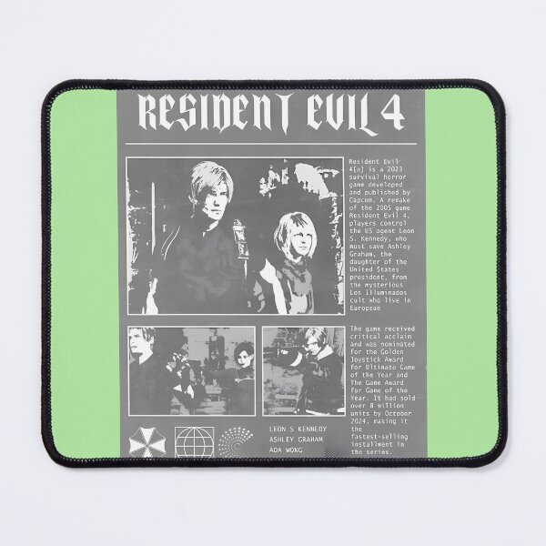 Item preview, Resident Evil 4 Black & White Collage | PERFECT GIFT FOR YOU AND FRIENDS designed and sold by TifaniMullen.