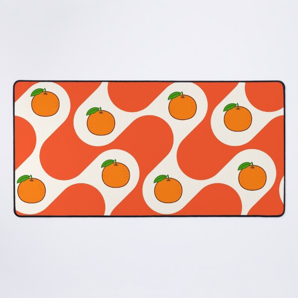 Item preview, Orange retro wave with fruit designed and sold by BigfeetLittlepaws.