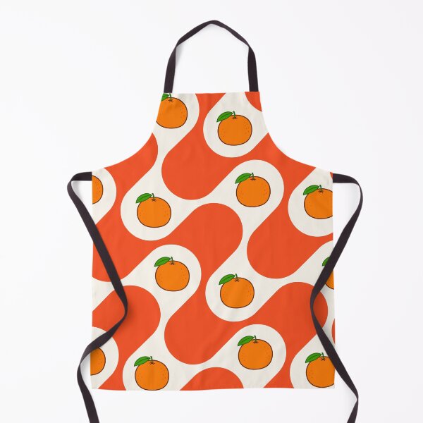Item preview, Orange retro wave with fruit designed and sold by BigfeetLittlepaws.