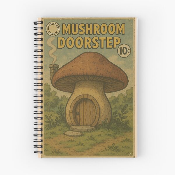 Item preview, Cozy Gnomecore: Mushroom doorstep designed and sold by bapupa.
