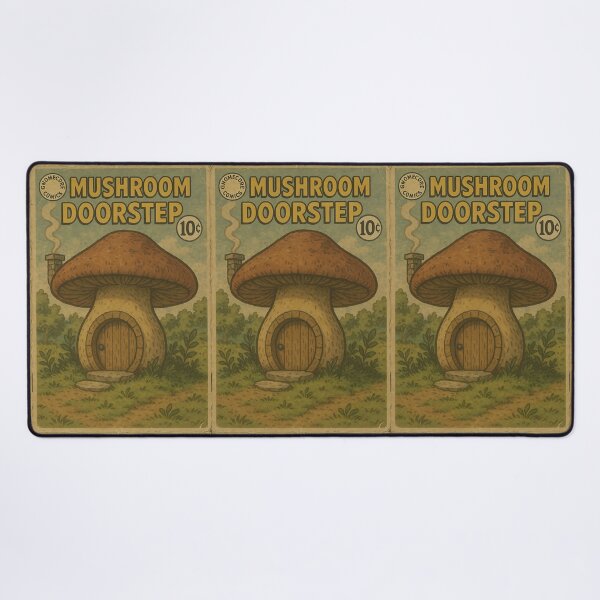 Item preview, Cozy Gnomecore: Mushroom doorstep designed and sold by bapupa.
