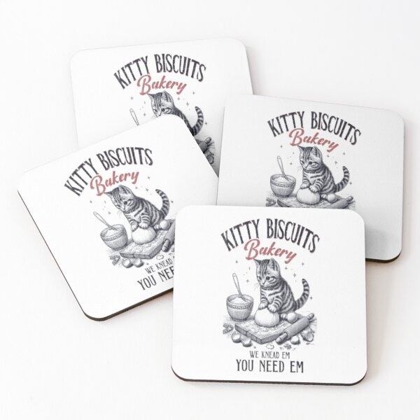 Item preview, Funny Kitty Biscuits Bakery new designed and sold by TigerThreads0.