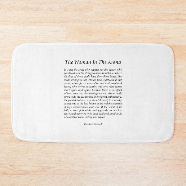 Item preview, The Woman in the Arena Quote designed and sold by corbrand.