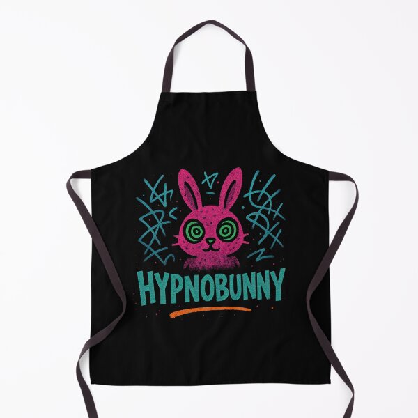 Item preview, Funny Psychedelic Hypno Bunny Art designed and sold by Dogdogdesignsart .