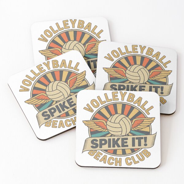 Item preview, Vintage Volleyball Beach Club Spike It Emblem designed and sold by RGShirtWorks.