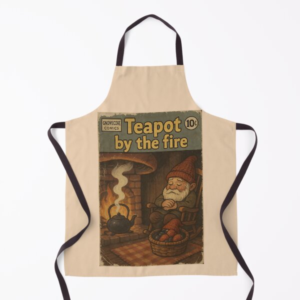 Item preview, Cozy Gnomecore: Teapot by the fire designed and sold by bapupa.