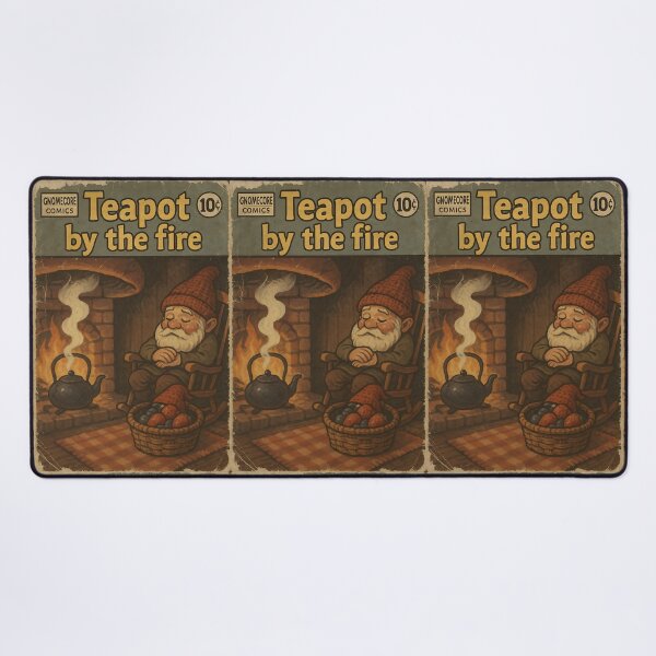 Item preview, Cozy Gnomecore: Teapot by the fire designed and sold by bapupa.