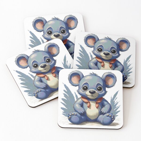 Item preview, Little Blue Adventurous Bear designed and sold by AnGodeSign.