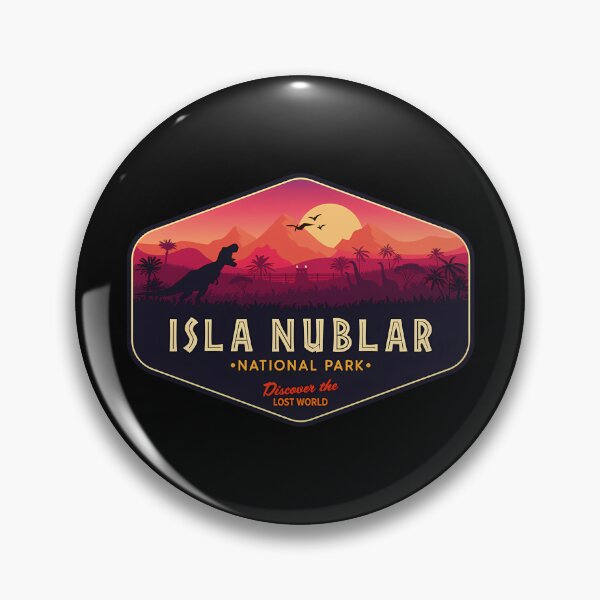 Item preview, Isla Nublar National Park Badge designed and sold by JACOBJULIA4.
