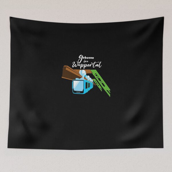 Item preview, Born In Wuppertal Schwebebahn Wupper Design designed and sold by KatjaWild.