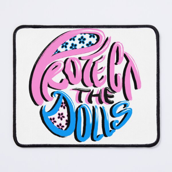 Item preview, Protect the dolls pink blue design  designed and sold by DisgustangCO.