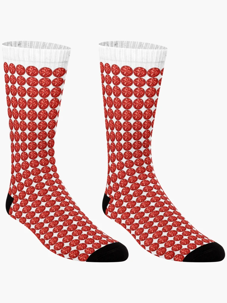 Thumbnail 3 of 5, Socks, Kansas Red Rhinestone designed and sold by TheIconSmith.