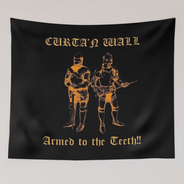 Item preview, Curtan Wall Armed To The Teeth No Background designed and sold by JACOBJULIA4.