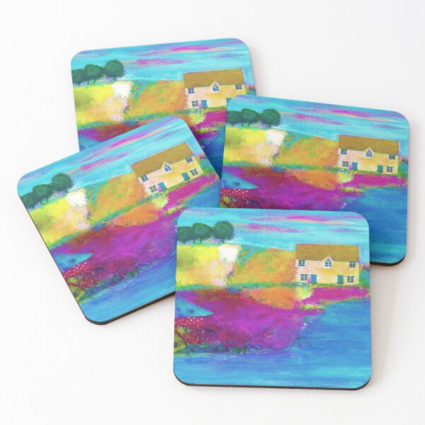 Item preview, By the sea, colourful landscape. designed and sold by Jess Stride.
