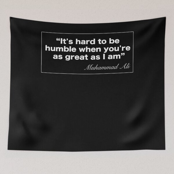 Item preview, Its-Hard-To-Be-Humble-When-Youre-As-Great-As-I-Am---Muhammad-Ali designed and sold by omorand.