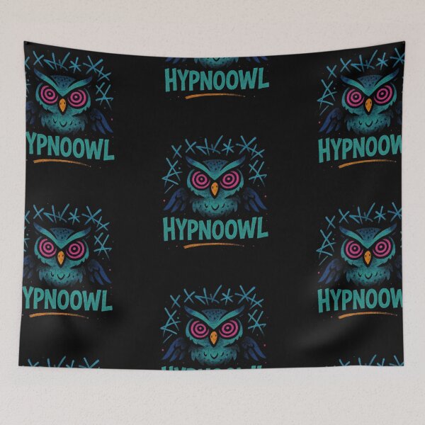 Item preview, Funny Hypno Owl Graffiti Style designed and sold by Dogdogdesignsart .