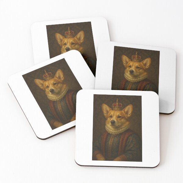 Item preview, Royal Corgi – Aristocratic Dog Portrait designed and sold by t-pixel.