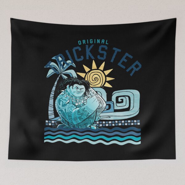 Item preview, Tropical Island with Vintage Ocean Cartoon Girl Waves designed and sold by Rodolfo-Garment.