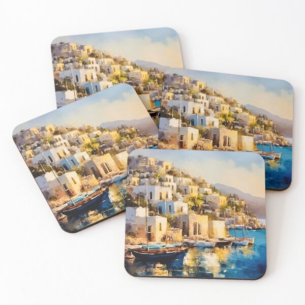 Item preview, Coastline Bodrum designed and sold by Island Art Studios.