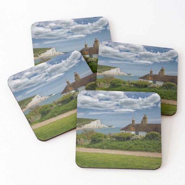 Item preview, The Seven Sisters at Cuckmere Haven in East Sussex England UK designed and sold by John Gilham - Landscape Photography.