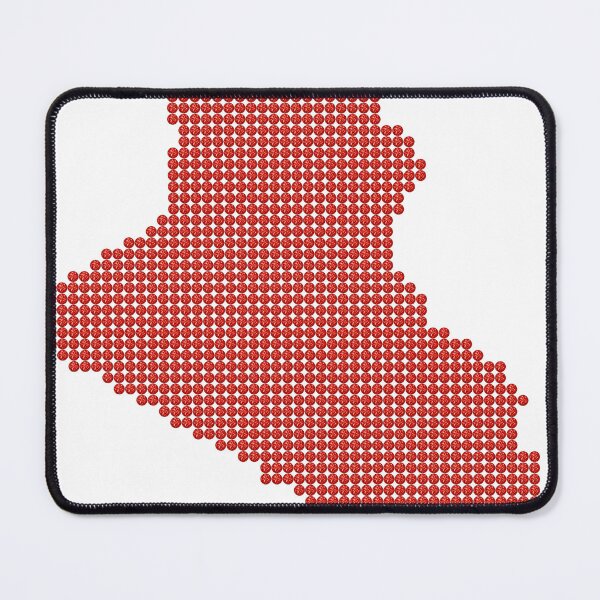 Item preview, Iraq Red Rhinestone designed and sold by TheIconSmith.
