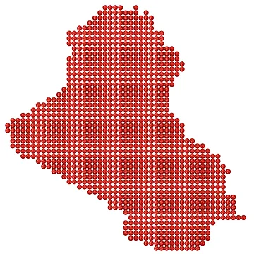 Artwork thumbnail, Iraq Red Rhinestone by TheIconSmith
