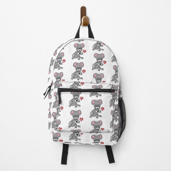 Item preview, Cute Gray Mouse with Flower – Hand-Drawn Cartoon Style designed and sold by InFrameVision.